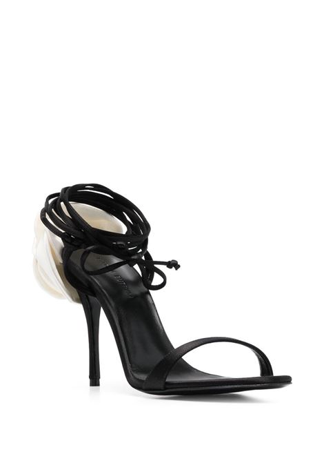 Sandali con fiore in bianco e nero - donna MAGDA BUTRYM | 522423BLK